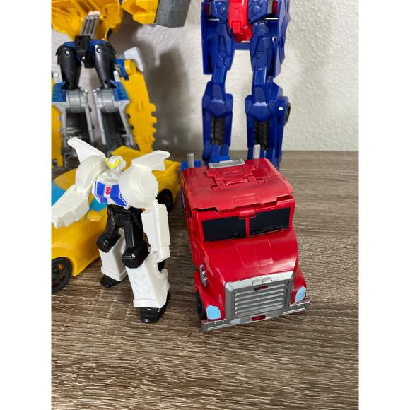 Transformers Robot Toy Lot Optimus Prime Bumblebee‎ Rescue Bots Autobot Vehicles - Picture 5 of 10